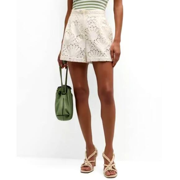 Essentiel Antwerp Off White Femano Broderie Anglaise  Short Size 40 | US 10 - Picture 1 of 11